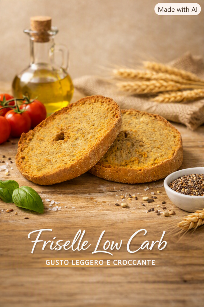 Friselle NutrirSì low carb – snack mediterraneo funzionale