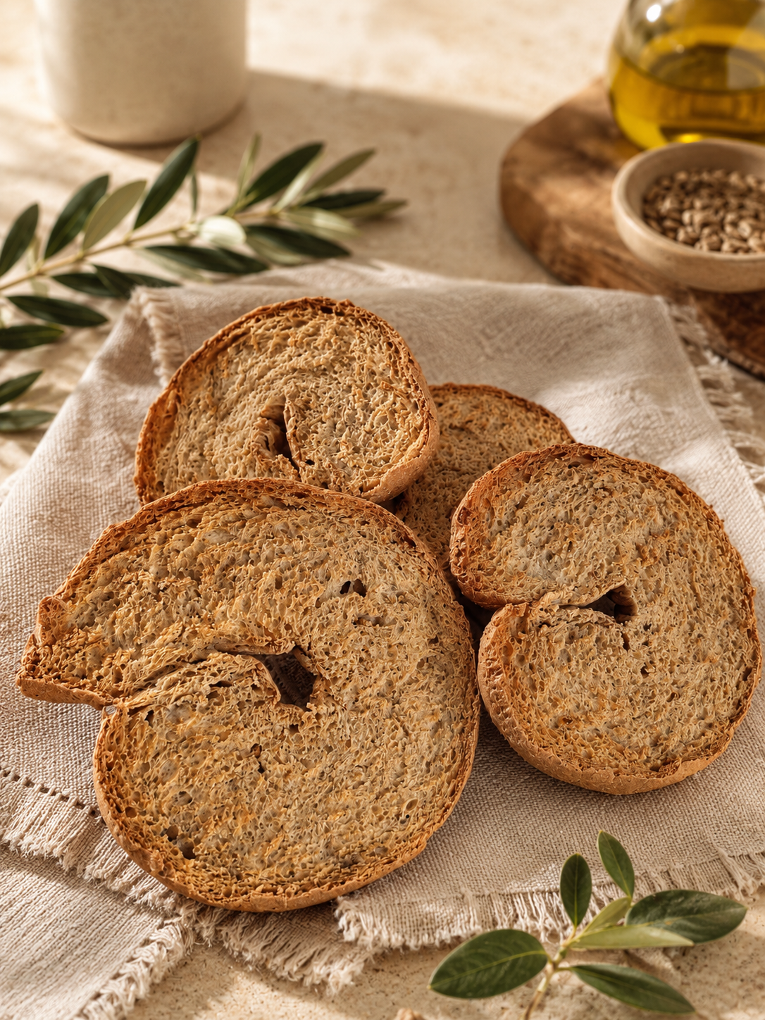 Friselle proteiche NutrirSì low carb – snack mediterraneo proteico