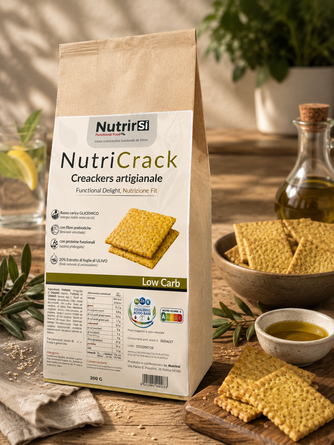 NutriCrack - Creackers artigianali NutrirSì 200g - immagine 3