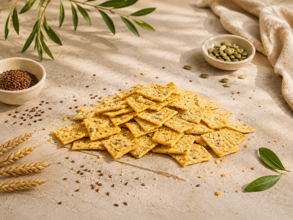 NutriCrack - Crackers artigianali con semi misti Low Carb funzionali 200 g